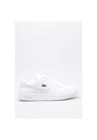 Tenisówki Lacoste Model T-clip 123 13 Sfa Kolor Biały. Kolor: biały, wielokolorowy. Materiał: skóra, tkanina