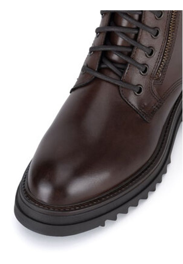 Lasocki Trzewiki WB-LOREDANA-18 Brązowy. Kolor: brązowy. Materiał: skóra