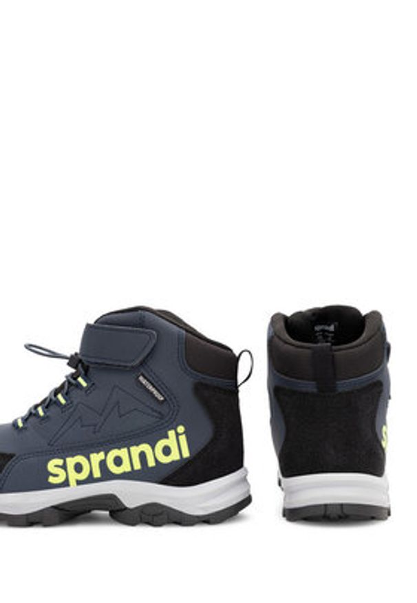 Sprandi Trzewiki WINTER WAVE CP86-25067 Granatowy. Kolor: niebieski. Materiał: materiał