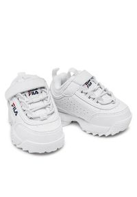 Fila Sneakersy Disruptor E Infants 1011298.1FG Biały. Kolor: biały. Materiał: skóra #2
