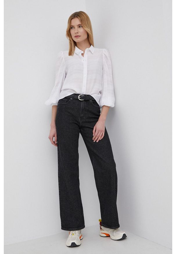 only - Only jeansy Juicy damskie high waist. Stan: podwyższony. Kolor: czarny