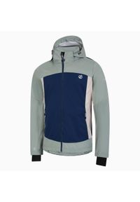DARE 2B - Męska Kurtka Soft Shell Mountaineer. Kolor: czarny, wielokolorowy, zielony. Materiał: softshell. Sport: turystyka piesza #1