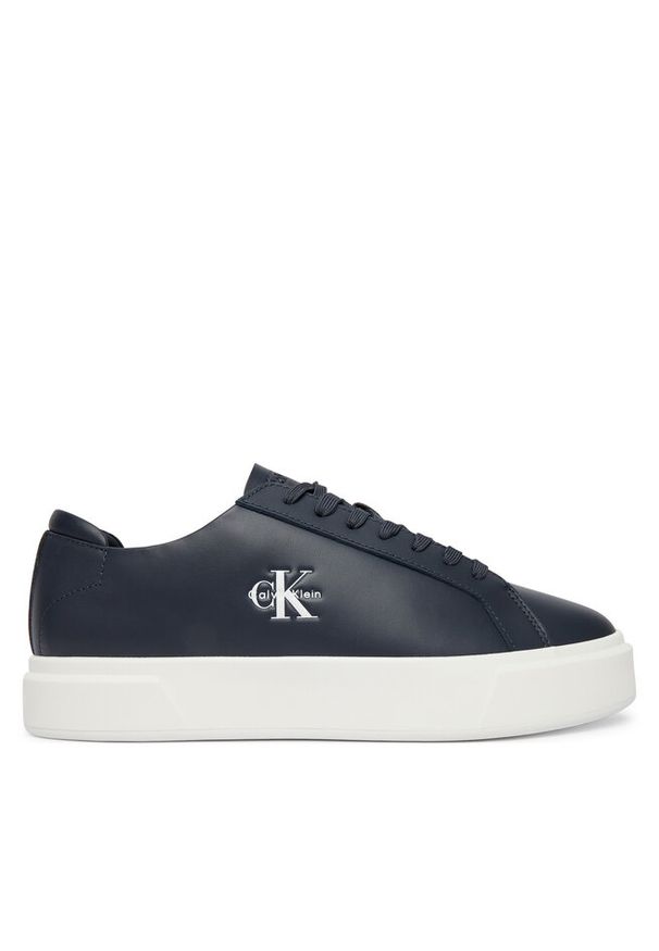 Sneakersy Calvin Klein. Kolor: niebieski