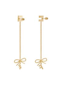 Elisabetta Franchi Kolczyki OR-49A-52E2-V160 Złoty. Materiał: metalowe. Kolor: złoty