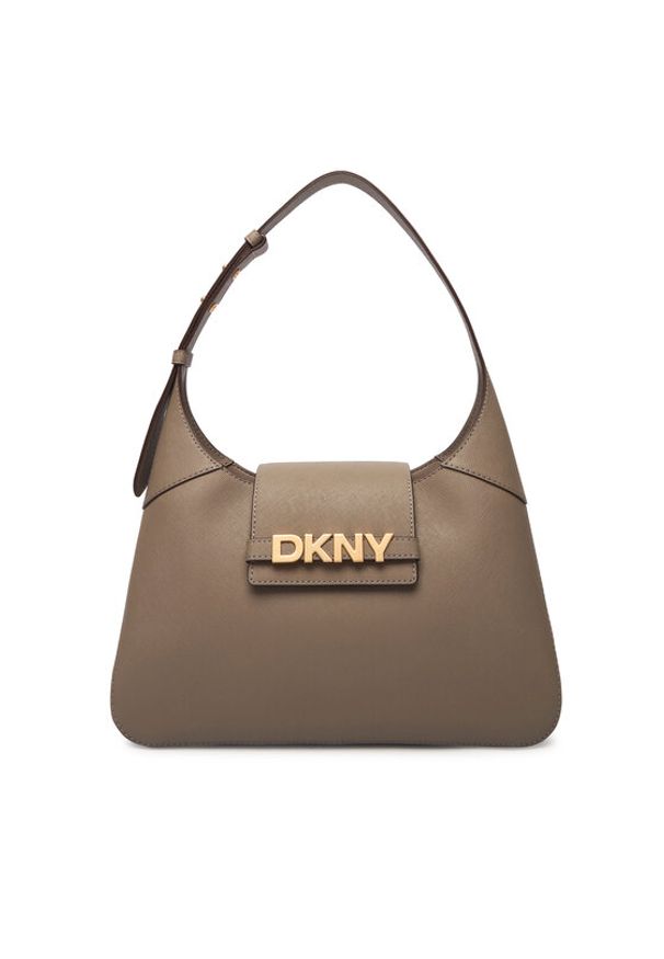 DKNY Torebka R523KL20 Beżowy. Kolor: beżowy. Materiał: skórzane