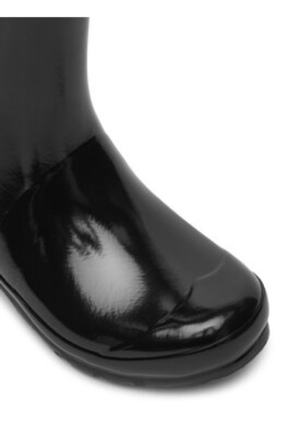 Hunter Kalosze Orginal Kids Gloss JFT6000RGL Czarny. Kolor: czarny. Materiał: kauczuk