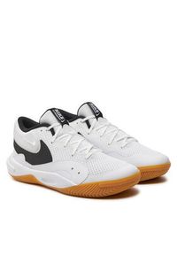 Nike Buty halowe Hyperquick FN4678-100 Biały. Kolor: biały. Materiał: mesh, materiał