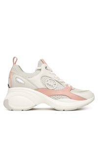 MICHAEL Michael Kors Sneakersy Zuma Knit Trainer 43S6ZUFS1D Różowy. Kolor: różowy. Materiał: skóra #1