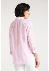 Lee - DAMSKA KOSZULA MATERIAŁOWA LEE ONE POCKET SHIRT LA PINK L45TIMNL. Materiał: materiał #3