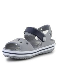 Sandały Crocs Crocband Jr 12856-01U szare. Kolor: szary. Materiał: materiał. Styl: młodzieżowy #3