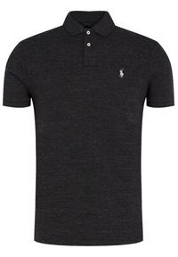 Polo Ralph Lauren Polo Classics 710536856031 Szary Slim Fit. Typ kołnierza: polo. Kolor: szary. Materiał: bawełna #6