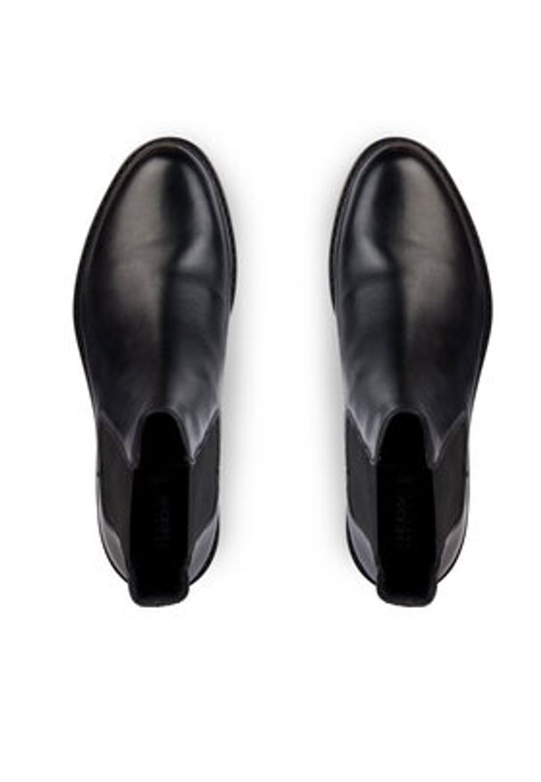 Geox Sztyblety D Walk Pleasure D36TGE 00043 C9999 Czarny. Kolor: czarny. Materiał: skóra