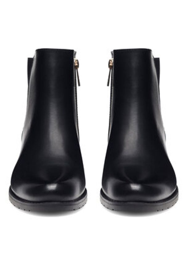 Jenny Fairy Botki JAIMI H10816-1A Czarny. Kolor: czarny. Materiał: skóra