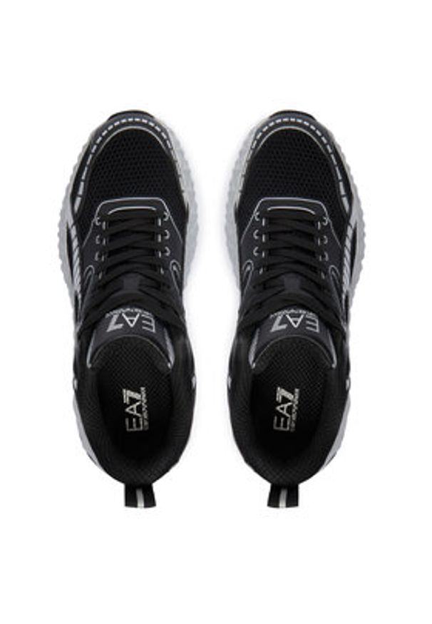 EA7 Emporio Armani Sneakersy X8X238 XK431 MC026 Czarny. Kolor: czarny. Materiał: materiał