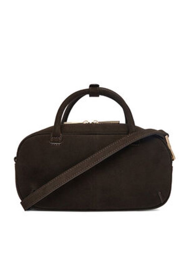 Gino Rossi - GINO ROSSI Torebka EO-LA321-1080 Brązowy. Kolor: brązowy. Materiał: zamszowe, skórzane