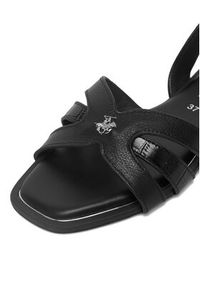 Beverly Hills Polo Club Sandały EO-R26SS09145-01 Czarny. Kolor: czarny. Materiał: skóra #4