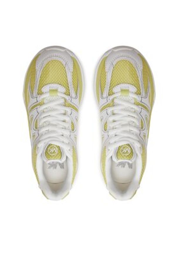 MICHAEL Michael Kors Sneakersy Kit Trainer Extreme 43S3KIFS1D Żółty. Kolor: żółty. Materiał: materiał
