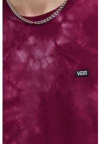 Vans longsleeve bawełniany kolor fioletowy wzorzysty. Kolor: fioletowy. Materiał: bawełna. Długość rękawa: długi rękaw #3