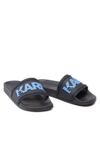 Karl Lagerfeld - KARL LAGERFELD Klapki KL70004 Granatowy. Kolor: niebieski #7