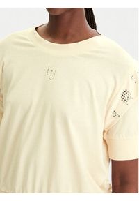 Liu Jo Sport Bluzka TA6030 JS923 Beżowy Regular Fit. Kolor: beżowy. Materiał: bawełna. Styl: sportowy #2