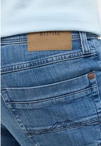 Mustang - Męskie Spodnie Jeansowe MUSTANG Washington Straight Denim Blue 1015286 5000 313. Okazja: na co dzień. Styl: elegancki, klasyczny, casual #6