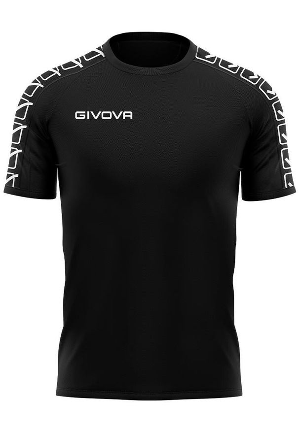 Koszulka Sportowa Givova Czarna XL z Oddychającej Bawełny. Kolor: czarny. Materiał: bawełna. Sport: joga i pilates