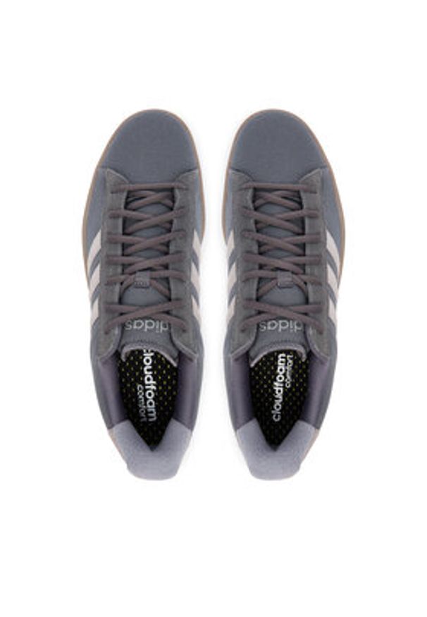 Adidas - adidas Sneakersy Grand Court 2.0 JS1702 Szary. Kolor: szary. Materiał: materiał