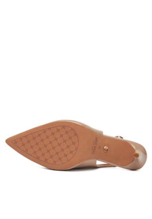Nine West Sandały CD23029-2 Beżowy. Kolor: beżowy. Materiał: materiał, syntetyk