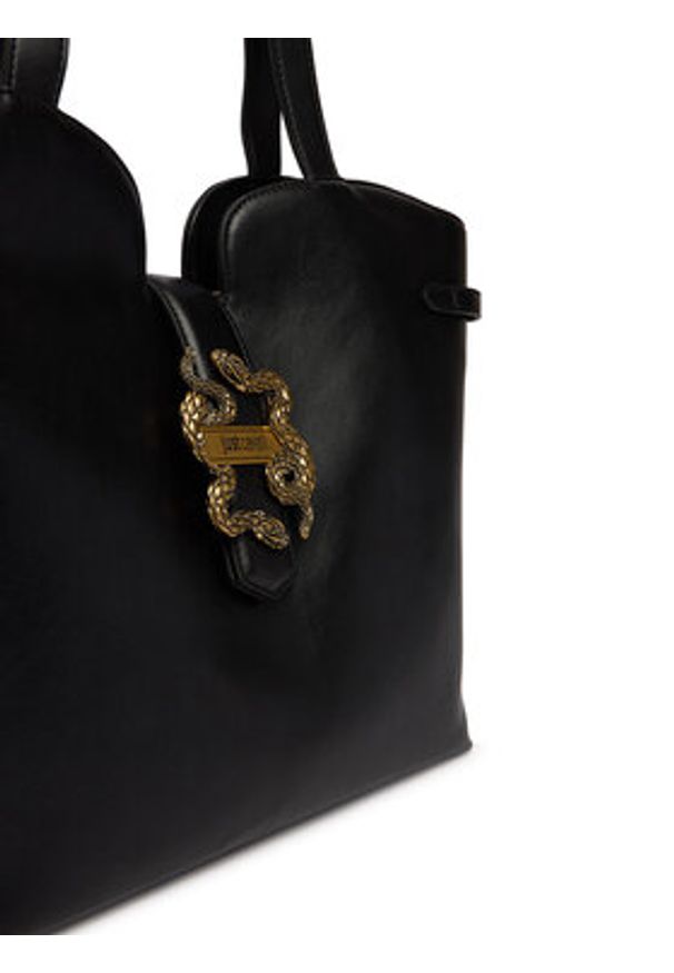 Just Cavalli Torebka 80RA4BA4 ZSA89 Czarny. Kolor: czarny. Materiał: skórzane