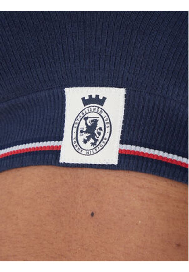 TOMMY HILFIGER - Tommy Hilfiger Biustonosz top UW0UW06062 Granatowy. Kolor: niebieski. Materiał: bawełna