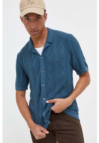 Abercrombie & Fitch kardigan męski kolor zielony. Kolor: zielony. Wzór: ze splotem #4