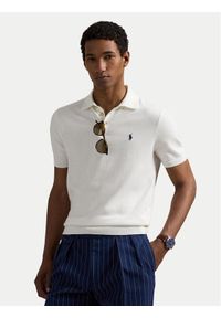 Polo Ralph Lauren Polo 710980682005 Biały Regular Fit. Typ kołnierza: polo. Kolor: biały. Materiał: bawełna #1