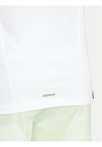 Adidas - adidas Koszulka techniczna Designed for Training IS3795 Biały Regular Fit. Kolor: biały. Materiał: syntetyk #5