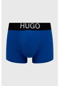 Hugo Bokserki męskie. Kolor: niebieski. Materiał: bawełna