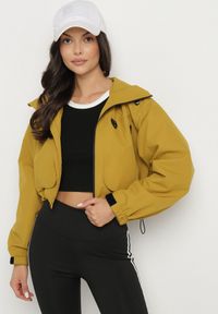 Born2be - Żółta Kurtka Oversize z Nieodpinanym Kapturem i Kieszeniami Firlio. Okazja: na co dzień. Kolor: żółty. Materiał: jeans. Długość rękawa: długi rękaw. Długość: długie. Styl: casual, elegancki, klasyczny #7