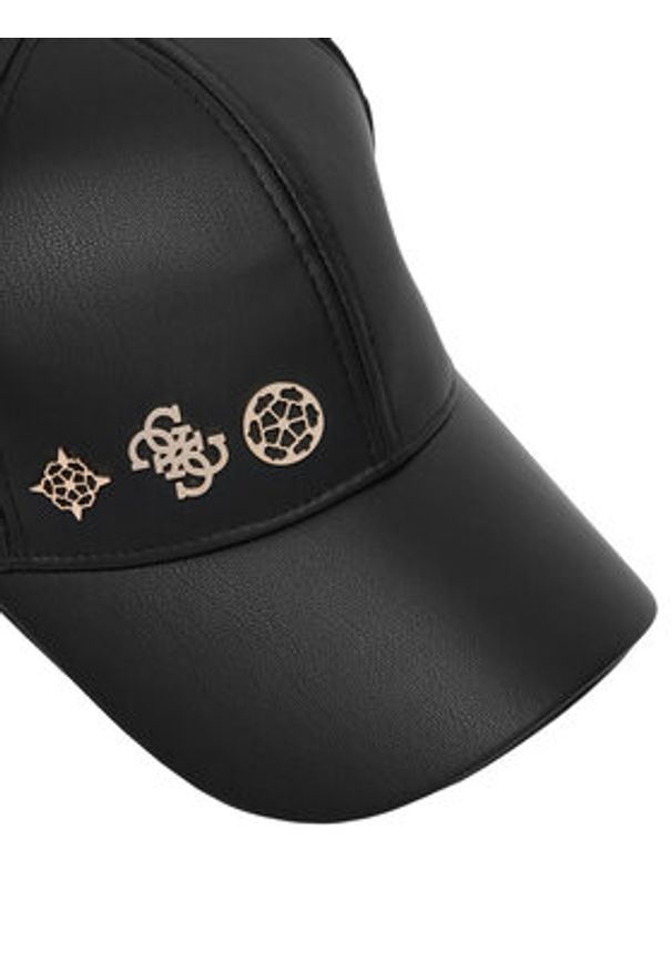 Guess Czapka z daszkiem AW5185 POL03 Czarny. Kolor: czarny. Materiał: materiał