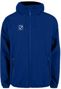 Unisex Kurtka Softshell Givova Royal XL - Wiatroodporna i Oddychająca. Kolor: niebieski. Materiał: softshell. Sport: turystyka piesza