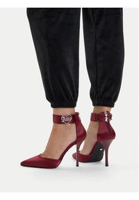 Juicy Couture Szpilki EO-LH24018-2A Bordowy. Kolor: czerwony. Materiał: materiał. Obcas: na szpilce #8