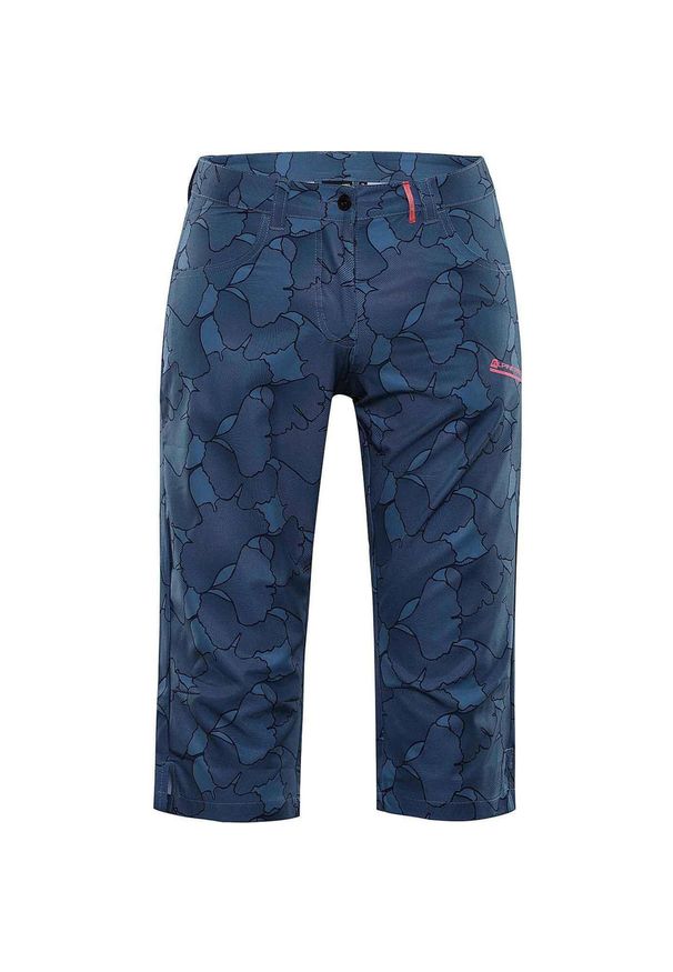 ALPINE PRO - Spodnie 3/4 Alpine Pro Kadeka dla kobiet - Wygodne i lekkie. Kolor: zielony. Materiał: elastan, poliester