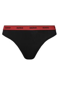 Hugo - HUGO Stringi 50545700 Czarny. Kolor: czarny. Materiał: bawełna #2
