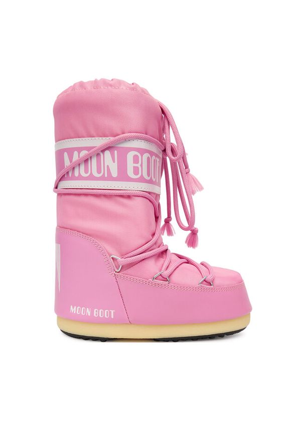 Śniegowce Moon Boot. Kolor: różowy
