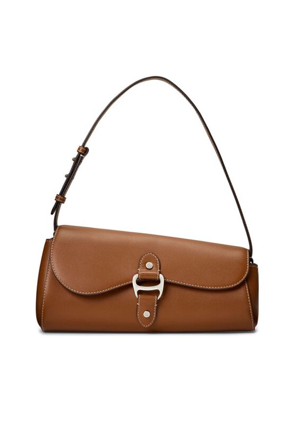 Lauren Ralph Lauren - LAUREN RALPH LAUREN Torebka 431977487001 Brązowy. Kolor: brązowy. Materiał: skórzane