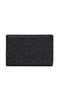 Calvin Klein Mały Portfel Damski Ck Daily Small Trifold Epi Mn K60K612637 Czarny. Kolor: czarny. Materiał: skóra