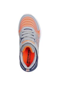 skechers - Adidasy Skechers Microspec Max Advanc, Dzieci. Okazja: na uczelnię. Kolor: szary. Materiał: syntetyk, materiał. Model: Skechers Sport. Sport: joga i pilates