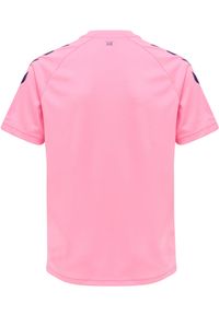 Koszulka sportowa T-shirt Hummel hml Core XK Poly T-shirts 212644. Kolor: różowy. Długość rękawa: krótki rękaw. Długość: krótkie