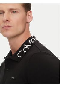 Calvin Klein Polo K10K114474 Czarny Regular Fit. Typ kołnierza: polo. Kolor: czarny. Materiał: bawełna #5