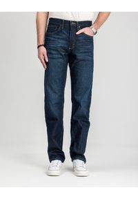 Męskie Spodnie Jeansowe Wrangler Relaxed Fit Blackened Indigo 112352957. Okazja: na co dzień, do pracy. Styl: elegancki, casual, klasyczny #1