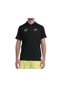 Koszulka Polo z krótkim rękawem Męska Bullpadel Liceo Czarny. Typ kołnierza: polo. Kolor: czarny. Długość rękawa: krótki rękaw. Długość: krótkie #1