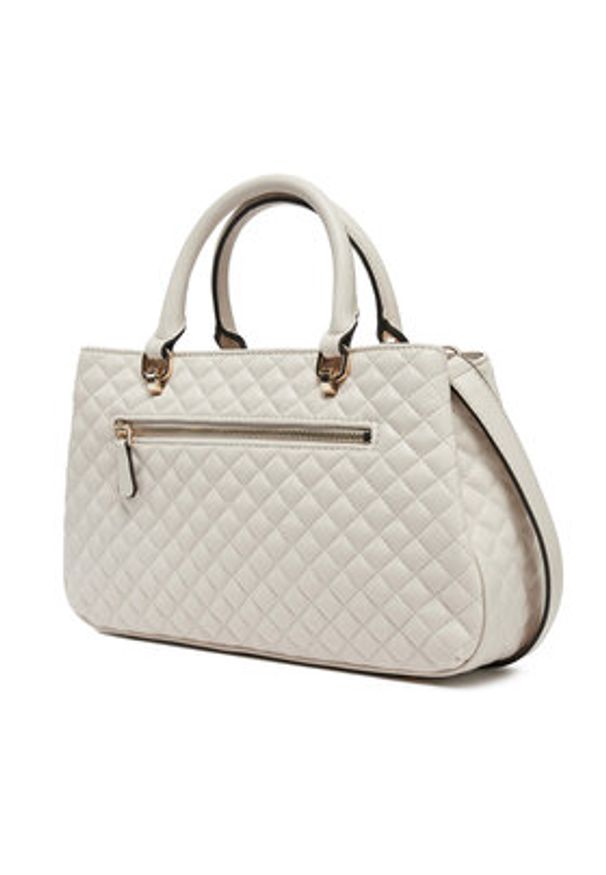 Guess Torebka HWEQG9 54106 Écru. Materiał: skórzane