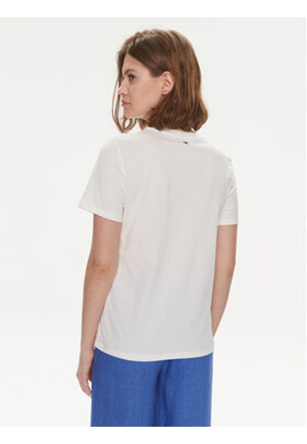 Weekend Max Mara T-Shirt Yen 2415971052 Biały Regular Fit. Kolor: biały. Materiał: bawełna